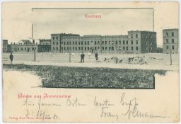Inowrocław Bydhošť Polsko vojsko kasárna armáda 1901