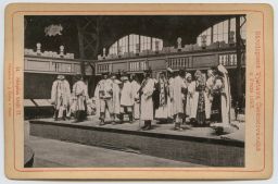 Národopisná výstava českoslovanská, Skupina krojů, 1895, kabinetka