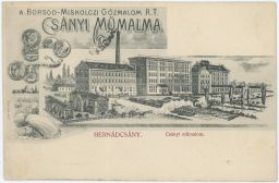 Čaňa Hernádcsány Košice-okolí mlýn 1914