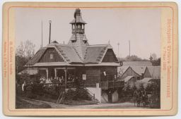 Národopisná výstava českoslovanská, Sochůrkova hospoda, 1895, kabinetka, světlotisk
