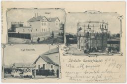 Nové Zámky plynárna stavba zásobníku 1904