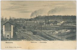 Železnice pila Malacky nakl. Weisner 1911