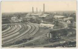 Železnice Šurany cukrovar plynárna foto Czinner 1931