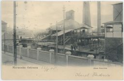 Ostrava jáma Karolina nakl. Grossa 1905