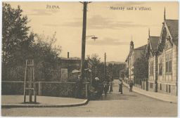 Žilina mestský sad s vilami 1920