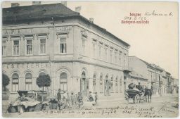 Lučenec Losonc Budapest szálloda trhy bryčka 1908