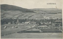 Kopřivnice celkový pohled Nový Jičín 1928
