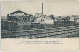 Poděbrady Nymburk parní pila cihelna Vojtěch Kerchart 1914
