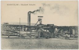 Žacléř Schatzlar Trutnov šachta Elizabeth nakl. Lahmer