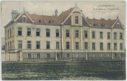 Litoměřice Leitmeritz vojenský špitál 1911