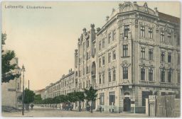 Litoměřice Leitmeritz Elizabetina třída Johannahof kavárna restaurace 1910