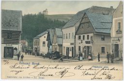 Železný Brod Jablonec Nádražní nakl. Divíšek 1902 OBCHODY