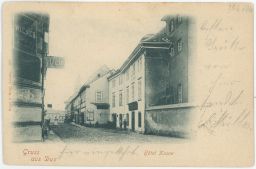 Duchcov Dux Teplice Hotel Krone 1901