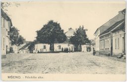 Mšeno Grünwald Jablonec nad Nisou Palackého ulice c.k. odesláno 1935
