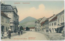 Lovosice Lobositz Hlavní ulice Hauptstrasse 1909