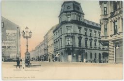 Cheb Eger Bahnhofstrasse 1906