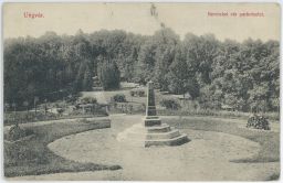 Užhorod Ungvár park pomník Podkarpatská Rus