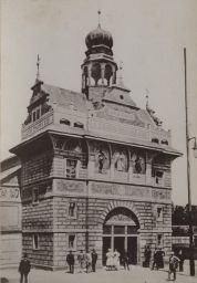 Národopisná výstava českoslovanská, Šmídova zpěvní síň, 1895, kabinetka, světlotisk