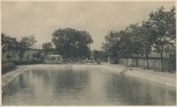 Koupaliště plovárna Tyršovy lázně Slavkov Vyškov Fototypia