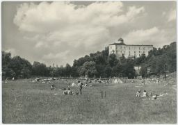 Koupaliště plovárna Gottwaldov Zlín Malenovice Riviéra 60. léta