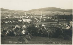 Zlín Baťa střední část cihelna vily u řeky Čepkov B. Siegel odesláno až 1948