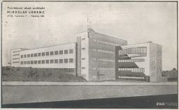 Zlín Sokolská 7 arch. Lorenc Sociální dům útuelk pro sirotky a zastárlé