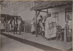 Národopisná Výstava Českoslovanská v Praze 1895, O pouti na Slovácku, kabinetka, světlotisk