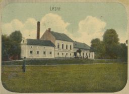 Kojetín Kroměříž parní a vanové lázně Morava nakl. Vláčilík 1913 / Kojetín Kroměříž parní a vanové lázně 1913
