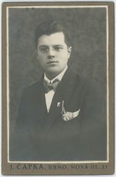 Brno Nová ulice 27 minikabinetka ateliér J.Čapka 1.2.1925
