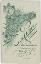 Emblém fotoateliér Josef Čimera Praha Vinohrady Rubešova 583