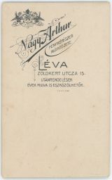 Emblém fotoateliér Arthur Nagy Levice Léva Zöldkert utcza 15