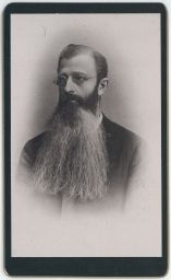 Úmrtní minikabinetka Severinus Grimm + 1898 ateliér Böham München