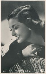 Americká herečka Myrna Loy Adele Williams 1905-1993