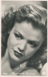 Francouzská herečka Simone Simon 1911-2005