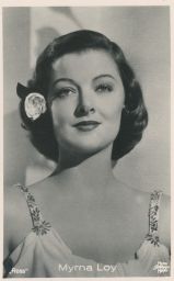 Americká herečka Myrna Loy Adele Williams 1905-1993