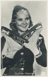 Sonja Henie norská krasobruslařka filmová herečka 1912-1969
