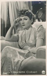 Claudette Colbert francouzská americká herečka Oscar 1903-1996