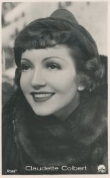 Claudette Colbert americká herečka francouzského původu 1903-1996