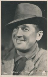 Maurice Chevalier francouzský herec tanečník šansoniér Oscar Zlatý glóbus 1888-1972
