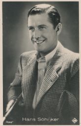 Hans Söhnker německý filmový herec 1903-1981