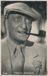 Hans Philipp August Albers německý herec a zpěvák 1891-1960