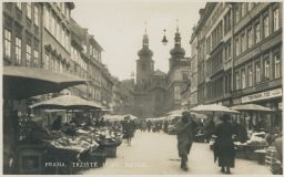 Praha Zelný trh Havelský trh kostel Sv. Havla VKKV 30. léta