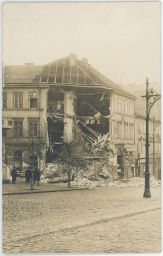 Praha sesutý dům č.p. 803 Krakovská Václavské náměstí uzenářství 1917