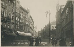 Praha Ferdinandova Národní Antonín Chmel Knihkupectví Topič 1926