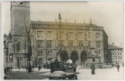 Praha Staroměstská radnice Zikmund Reach 1910