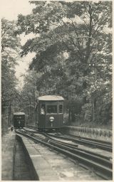 Praha lanová dráha na Petřín Grafo Čuda 1945
