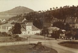 Teplice - Šanov, Kamenné lázně, Śtěpánovy lázně a lázeňský park