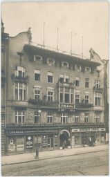 Praha Lékárna U Národního divadla Antonín Chmel palác pojišťovny Ferdinandova Národní 1908