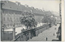 Armáda vojsko Praha Újezd kasárna tramvaje 1922