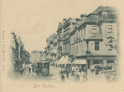Praha Na Příkopě Hynek Gottwald tram č. 55 1891!